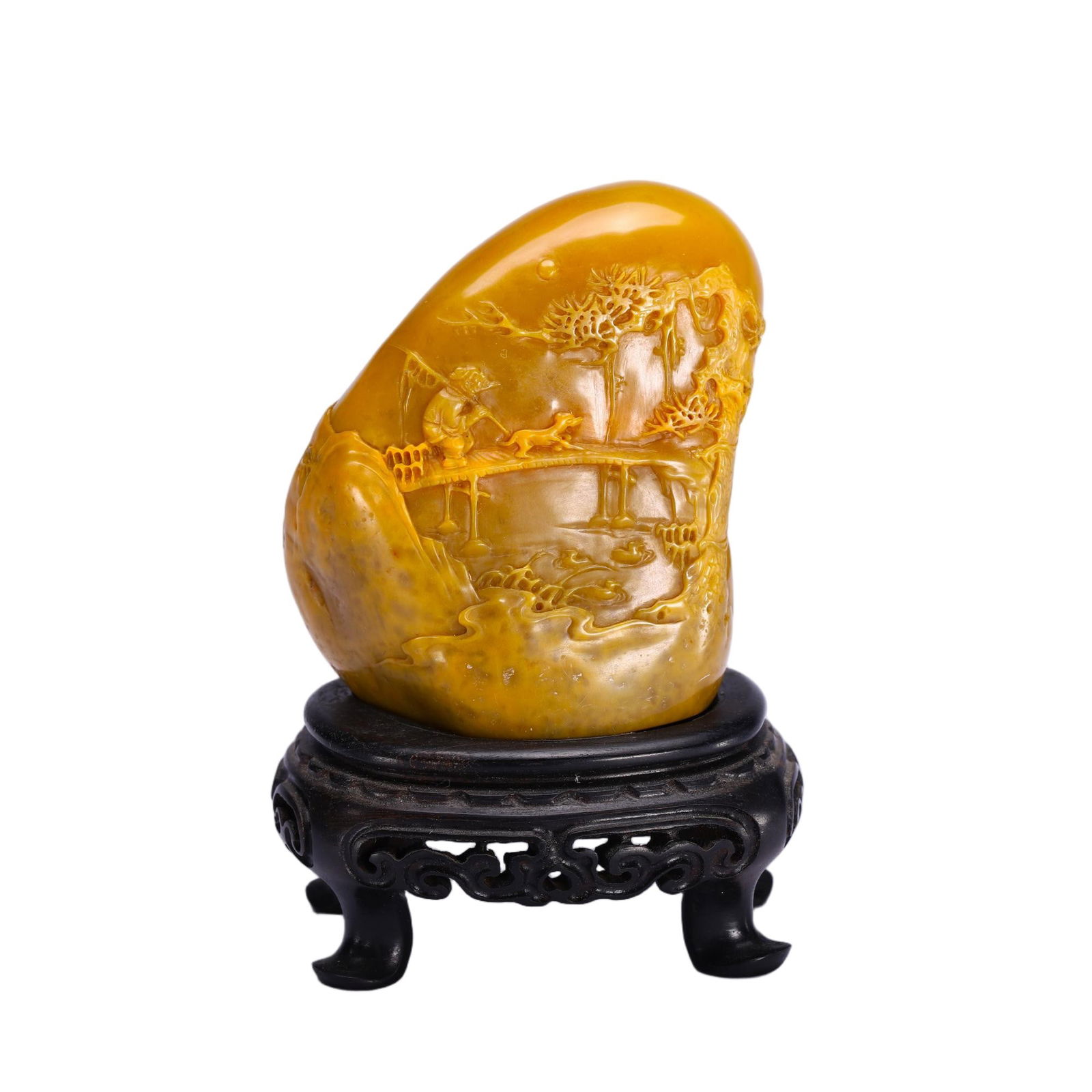 A CARVED TIANHUANG BOULDER (1 of 10)