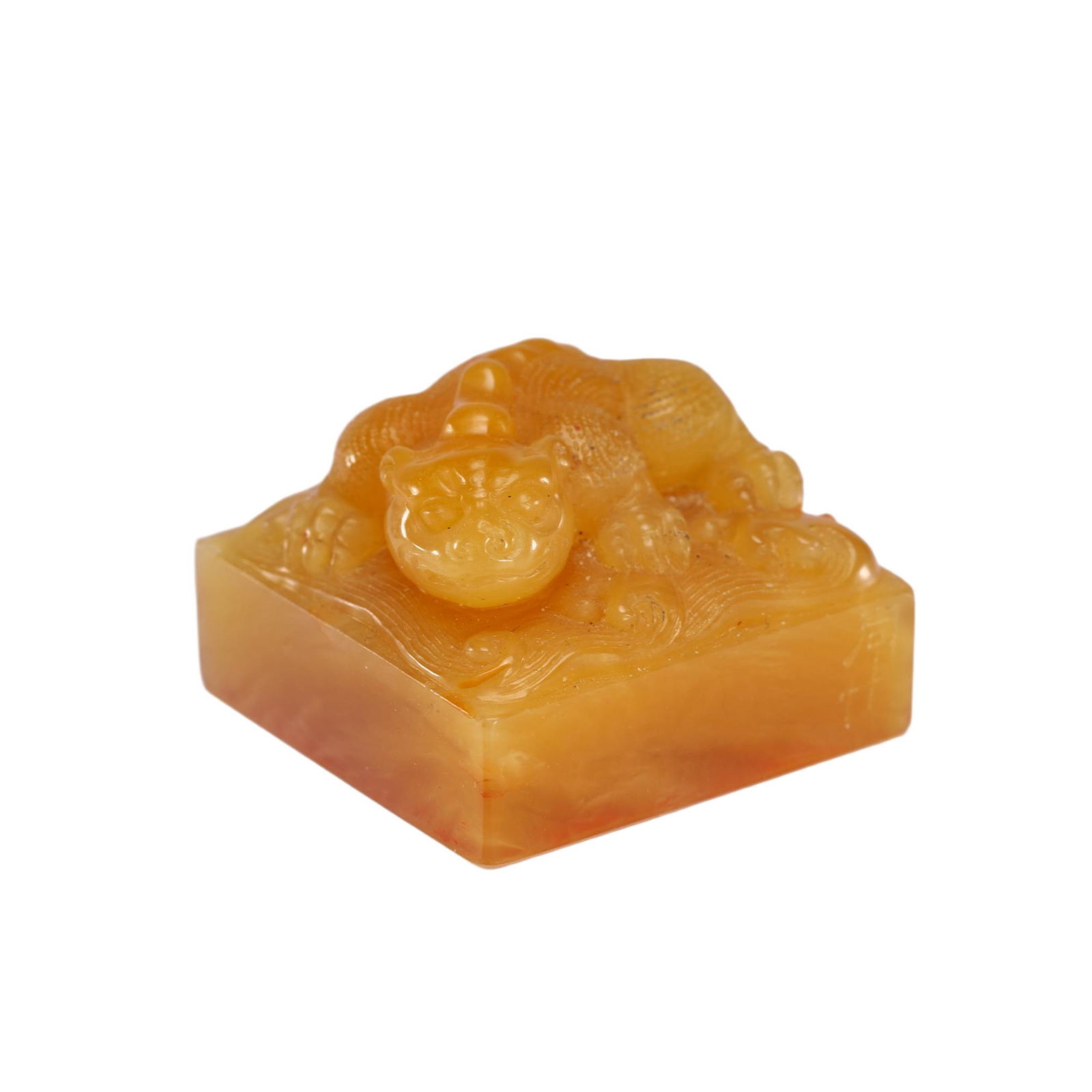 A CARVED TIANHUANG BEAST SEAL (1 of 9)