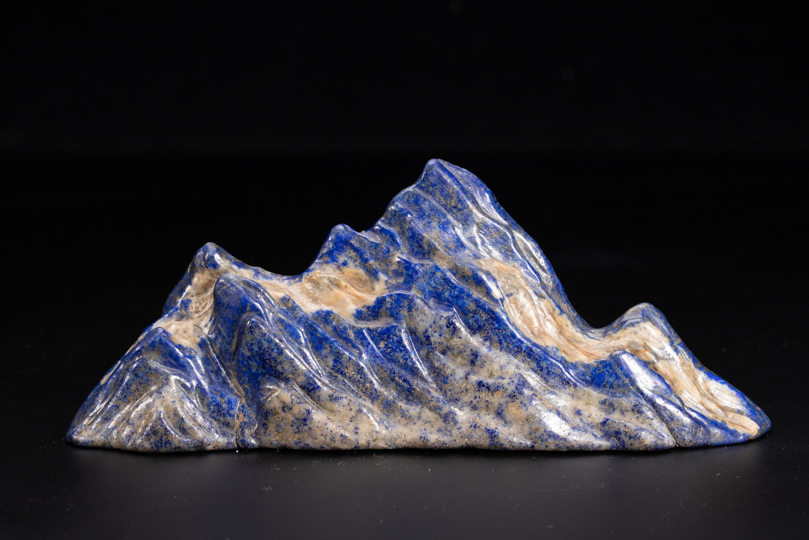 Chinese Lapis Lazuli Mountain Brush Rest (1 of 13)