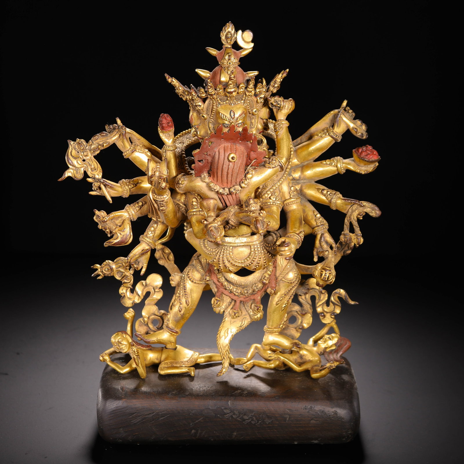 A Chinese Gilt Bronze Tantric Buddhist Figure (1 of 9)