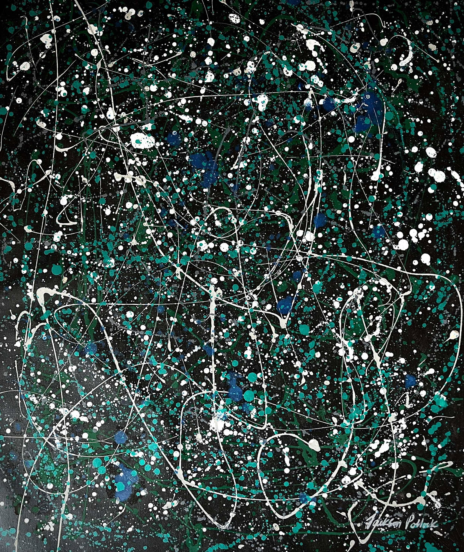 COMPOSITION SIGNED JACKSON POLLOCK (1 of 4)