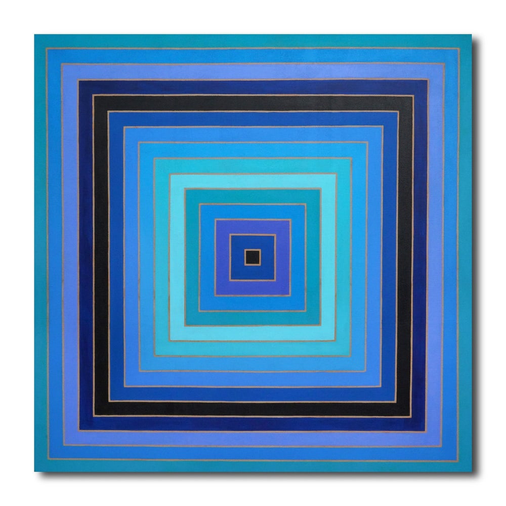 FRANK STELLA (B.1936), ATTRIBUTED TO, ACRYLIC ON CANVAS (1 of 2)