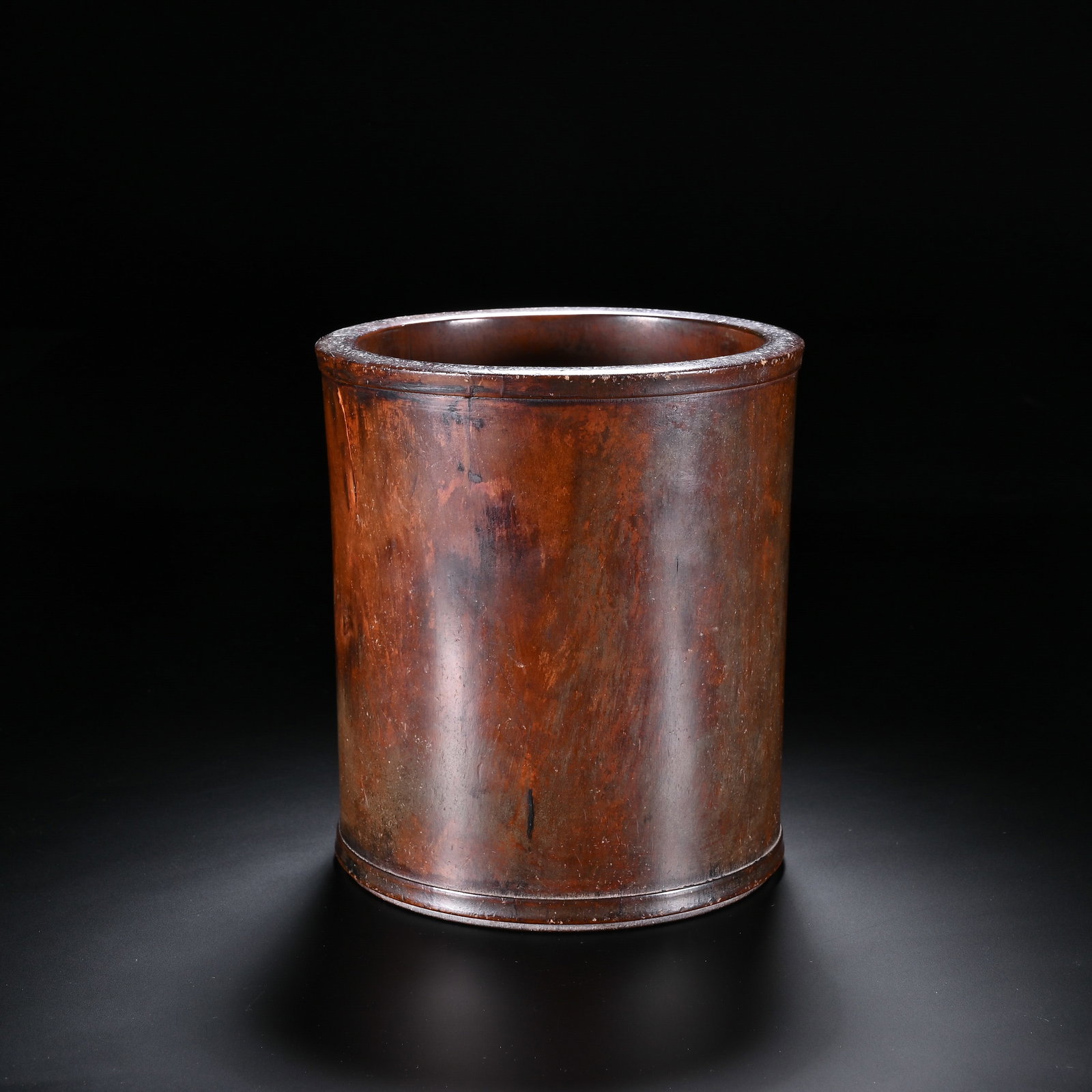 A Chinese Huanghuali Wood Brush Pot (1 of 7)