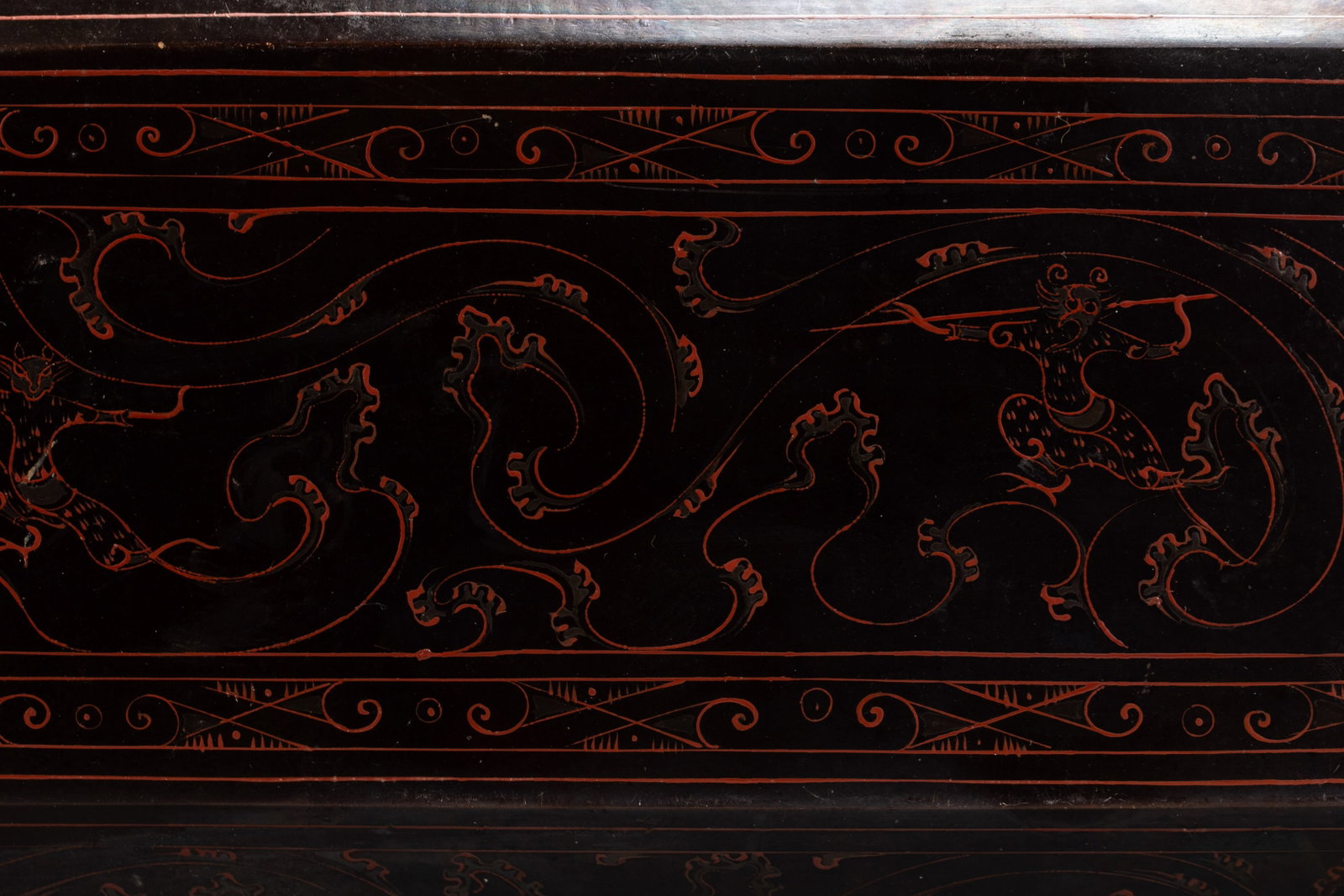 Chinese Lacquerware Box - 8