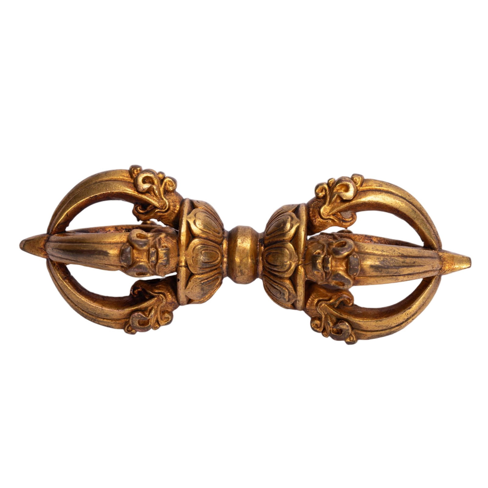 Chinese Gilt Bronze Vajra Ritual Implement (1 of 6)