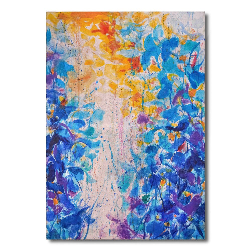 SAM FRANCIS (1923-1994), ATTRIBUTED TO, OIL ON CANVAS (1 of 2)