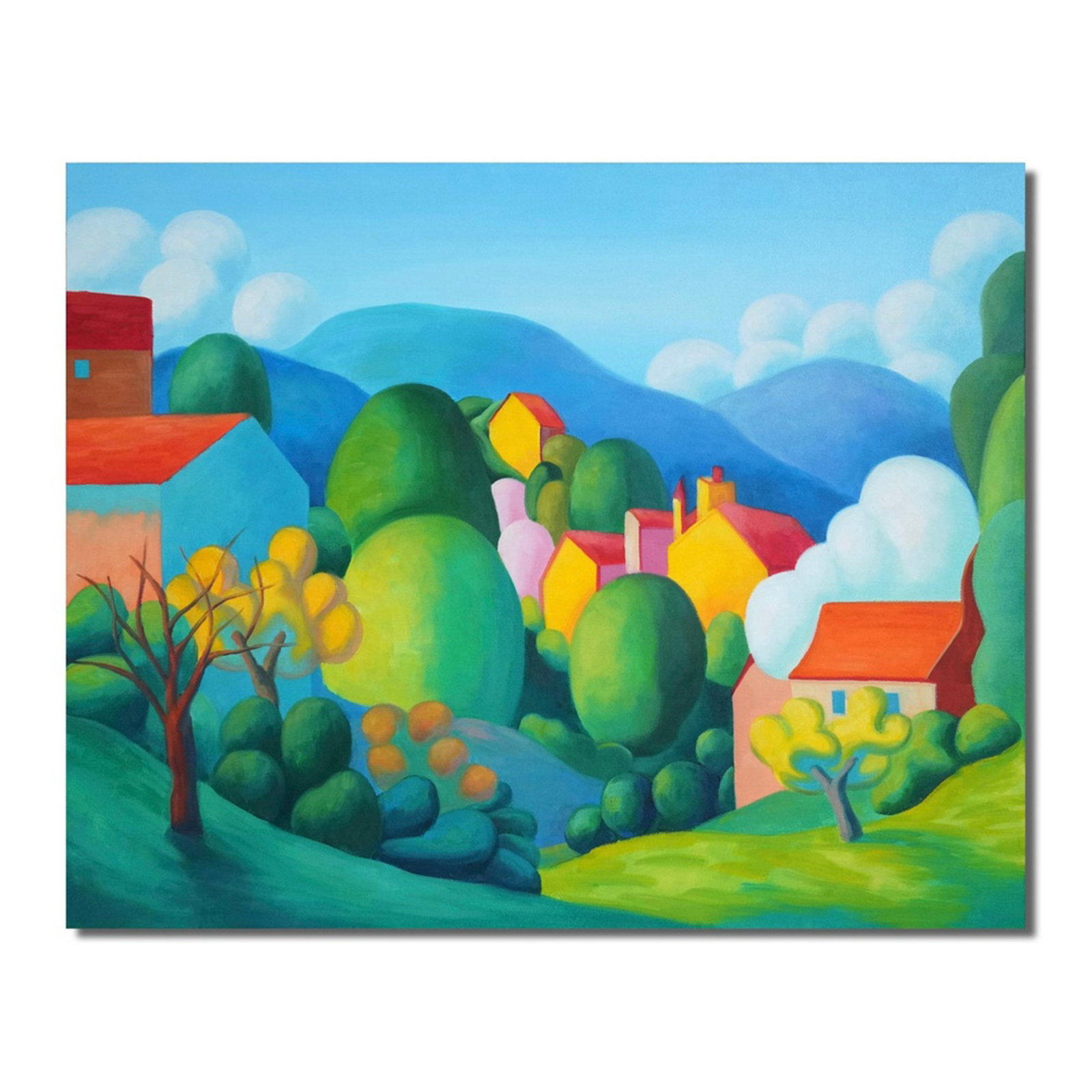 SALVO (1947-2015), ATTRIBUTED TO, OIL ON CANVAS: SALVO (1947-2015), ATTRIBUTED TO, OIL ON CANVAS Signed (verso) Image Dimensions: 39 3/8 x 31 1/2 in (100 x 80 cm) This painting comes with COA. Salvo, born Salvatore Mangione, occupies a singular posi