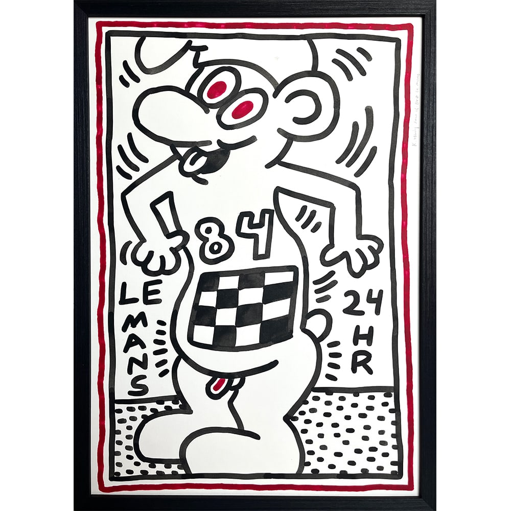 SANS TITRE (LE MANS) SIGNED KEITH HARING (1 of 6)