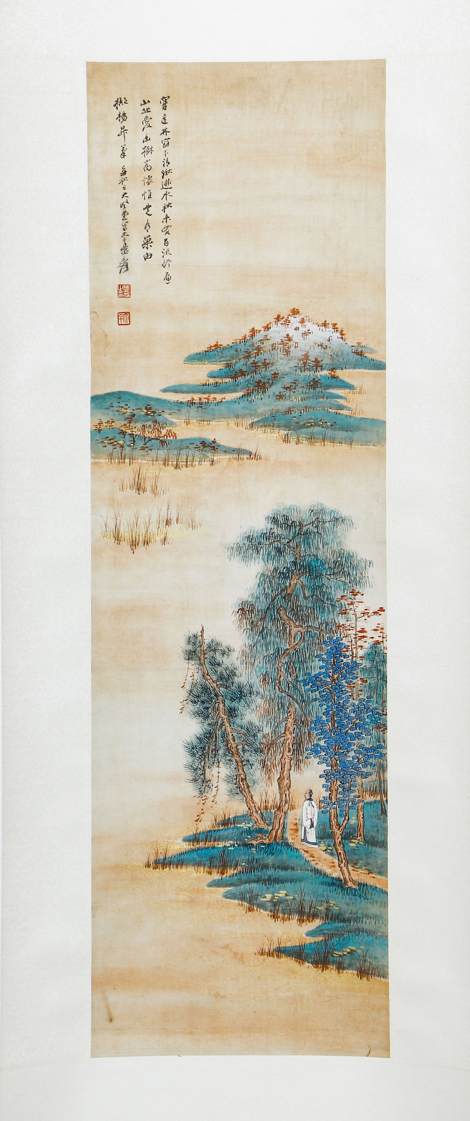 A CHINESE PAINTING OF LANDSCAPE, SIGNED ZHANG DAQIAN (1 of 4)