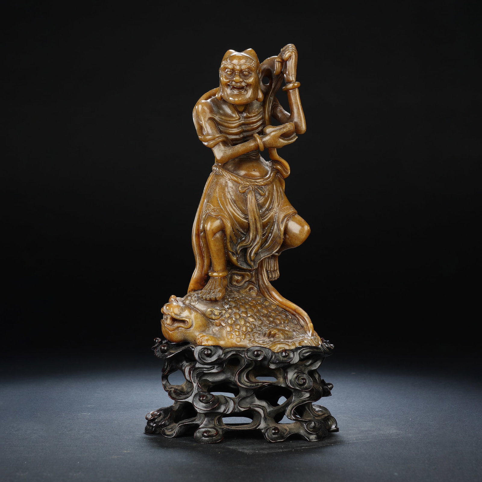 Chinese Shoushan Stone Statue of Kuixing (1 of 9)