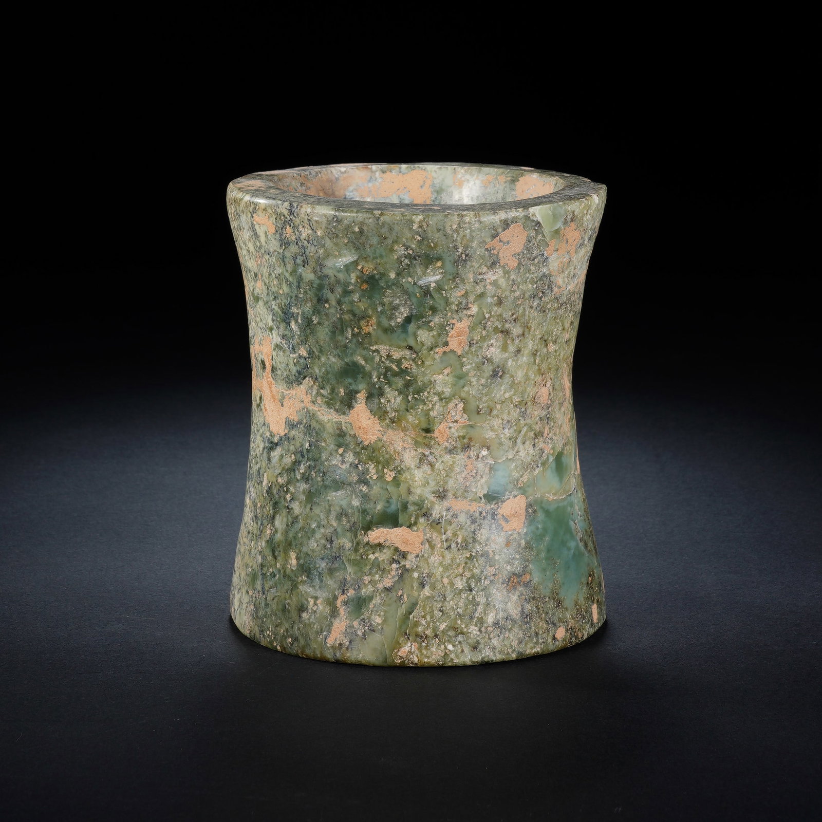 A CHINESE ARCHAIC JADE CONG (1 of 4)