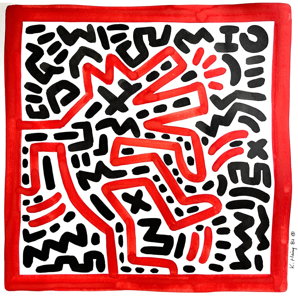 UNTITLED SIGNED KEITH HARING (1 of 3)
