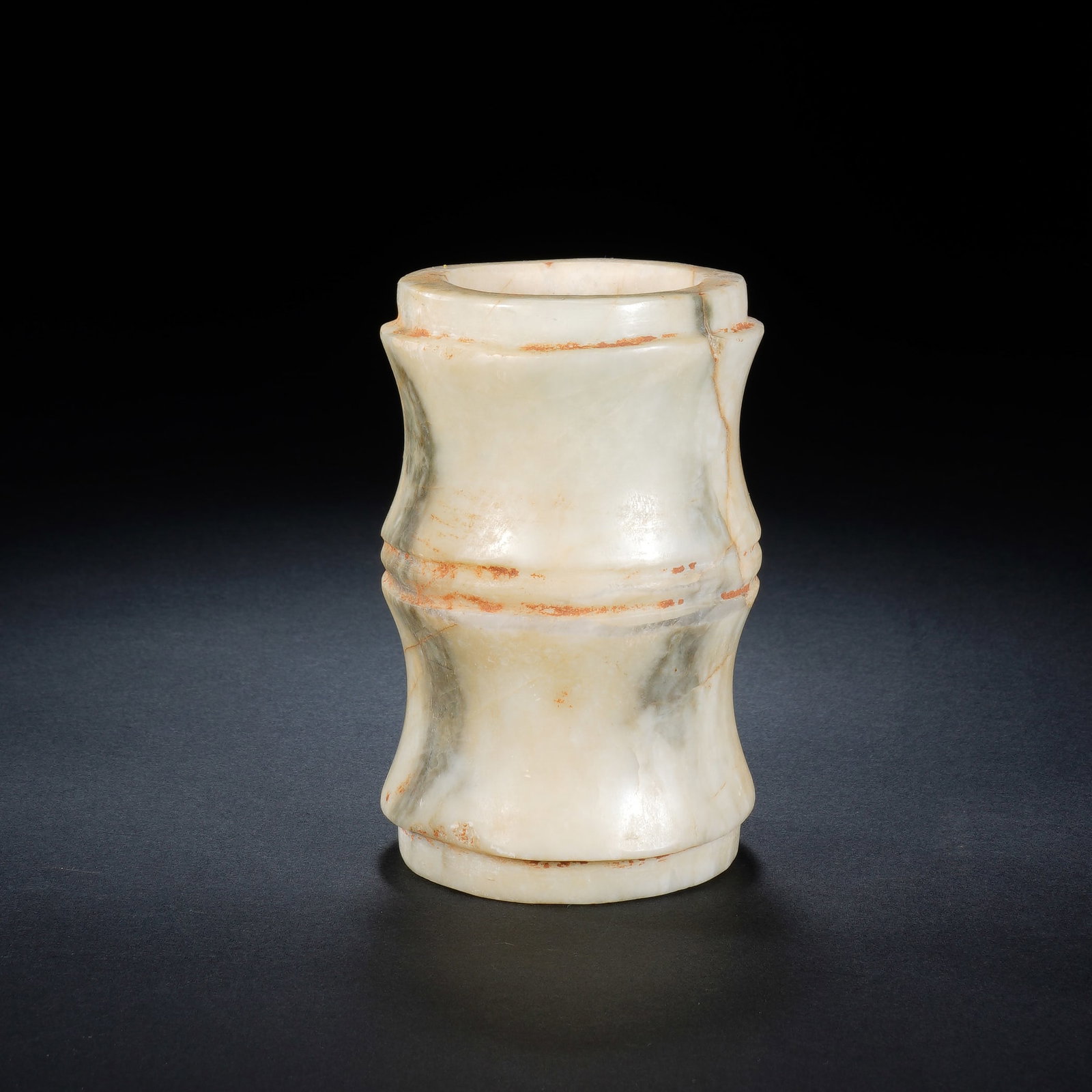 A CHINESE ARCHAIC JADE CONG (1 of 6)