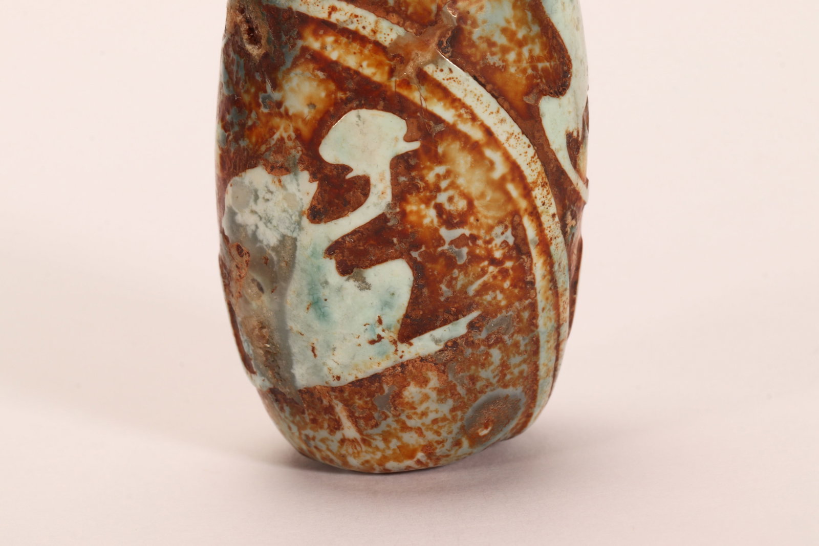 A CHINESE PATTERNED DZI BEAD - 3