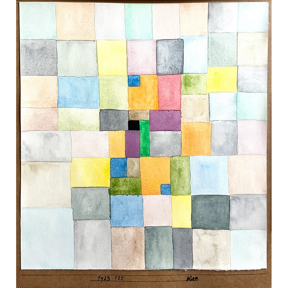 MAGIC SQUARE SIGNED PAUL KLEE (1 of 3)