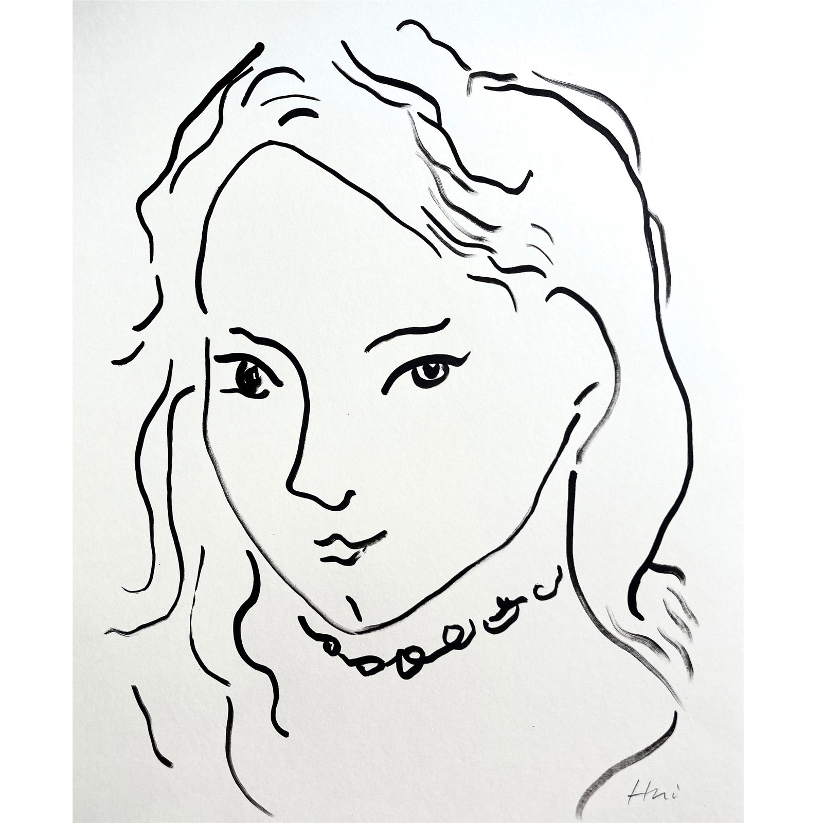 PORTRAIT DE MARGUERITE SIGNED HENRI MATISSE (1 of 5)