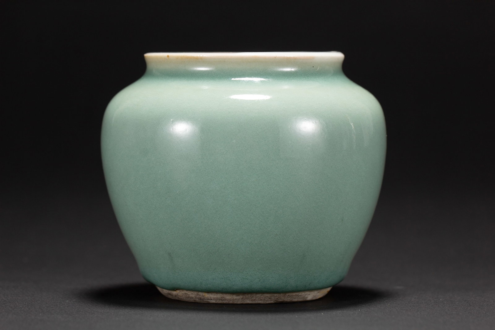 A CHINESE CELADON GLAZE WATER WASHER (1 of 8)