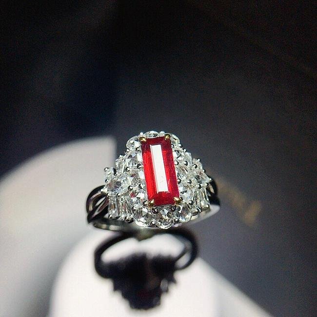 14K White Gold 1.84 CTW Ruby & Diamond Ring (1 of 9)