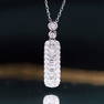 14K GOLD 0.36 CT NATURAL H DIAMOND NECKLACE