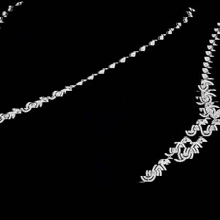 14K GOLD 4 CT NATURAL H DIAMOND NECKLACE: Ref:230642002 Gold Content:14K Gold Main Gemstone:Diamond Shape:Multiply Carat Weight:4ct Clarity Grade:VS2 Color:H Treatment:Natural Cut Grade:G