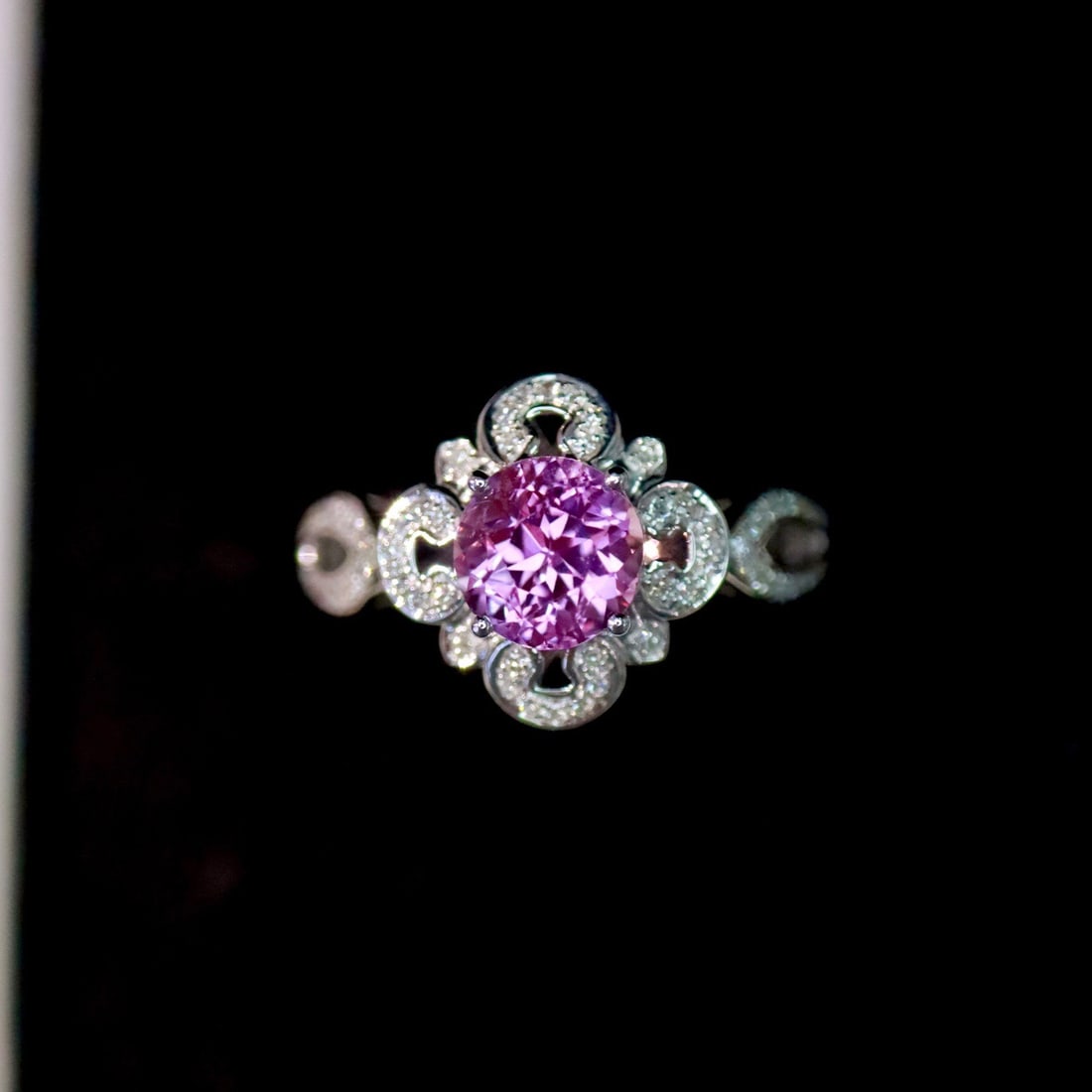 14K GOLD 1.70 CTW NATURAL SAPPHIRE & DIAMOND RING (1 of 7)