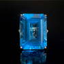 14K GOLD 26.64 CTW NATURAL TOPAZ & DIAMOND RING