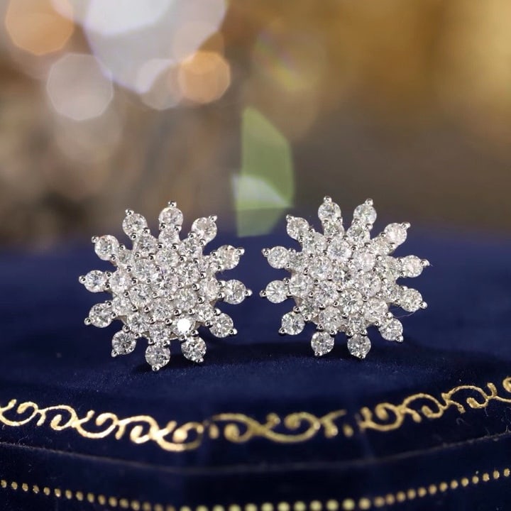 14K GOLD 1.00 CT NATURAL H DIAMOND EARRINGS: Ref:230783057 Gold Content:14K Gold Main Gemstone:Diamond Shape:Round Carat Weight:1.00ct Clarity Grade:VS-SI Color:H Treatment:Natural Cut Grade:G