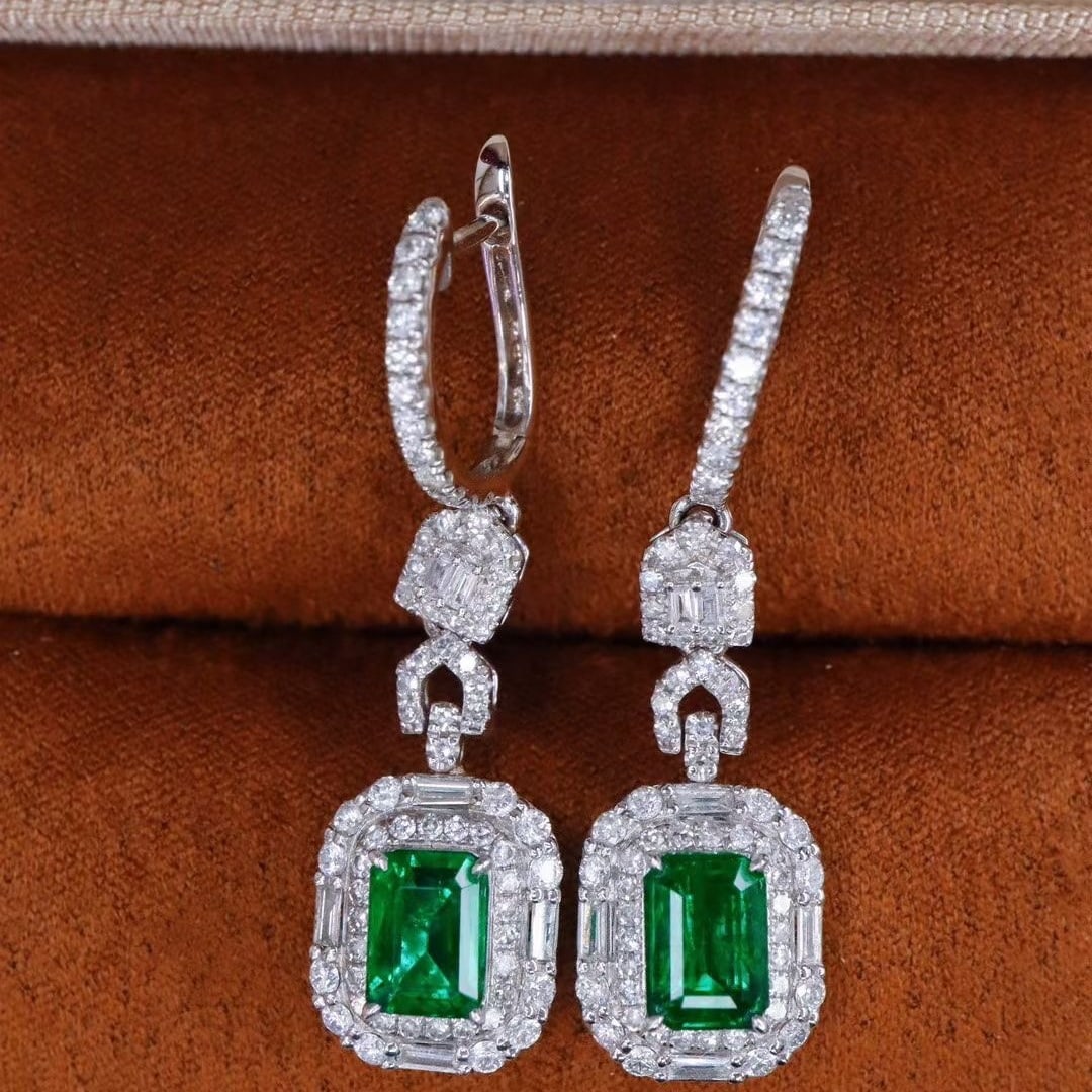 14K GOLD 1.35 CT NATURAL H DIAMOND NECKLACE (1 of 6)