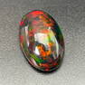 CERTIFIED 9.6 CT NATURAL BLACK OPAL LOOSE STONE