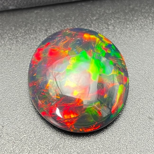 CERTIFIED 10.3 CT NATURAL BLACK OPAL LOOSE STONE (1 of 7)