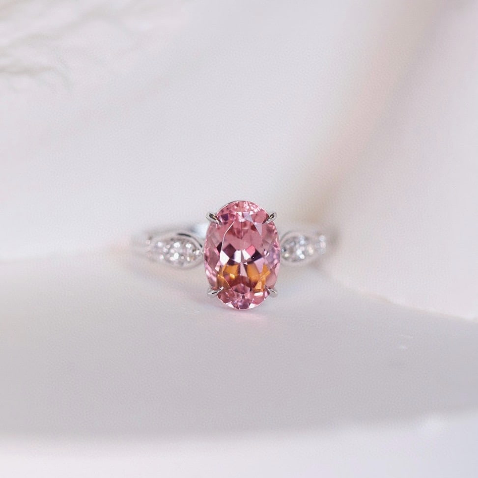 14K GOLD 2.63 CTW NATURAL TOURMALINE & SPINEL RING (1 of 6)