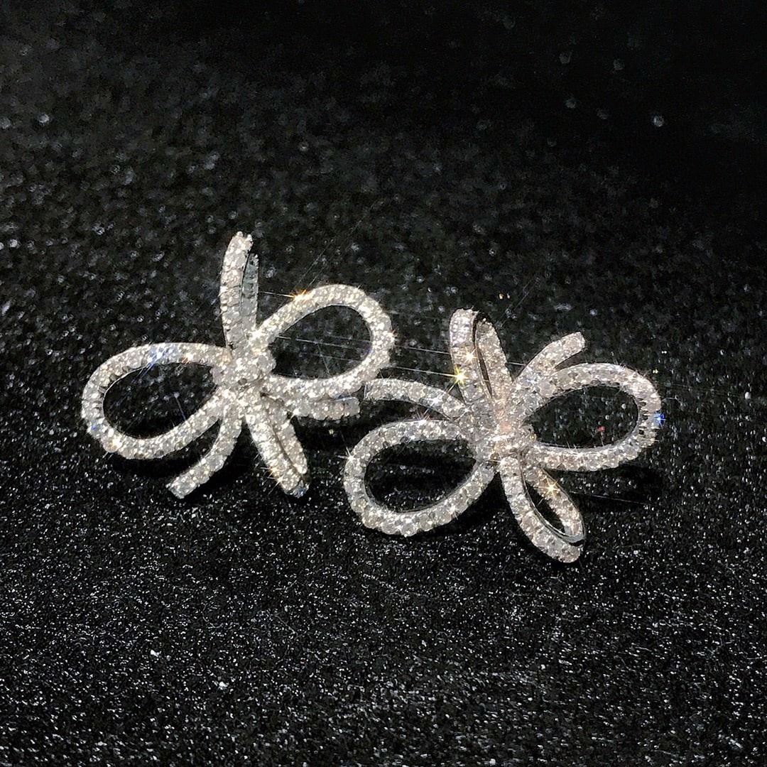 14k Gold 0.75 Ct Natural H Diamond Earrings (1 of 8)