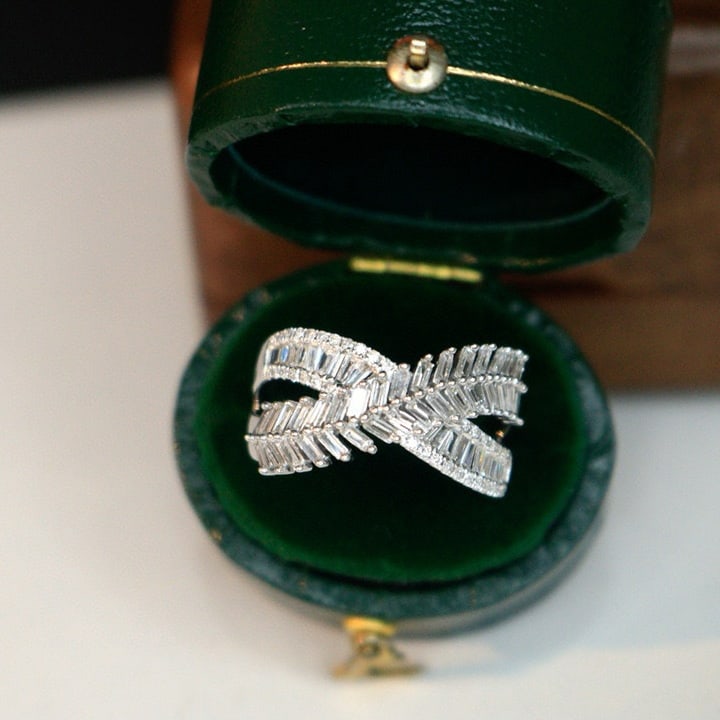 14k Gold 0.7 Ct Natural H Diamond Ring (1 of 10)