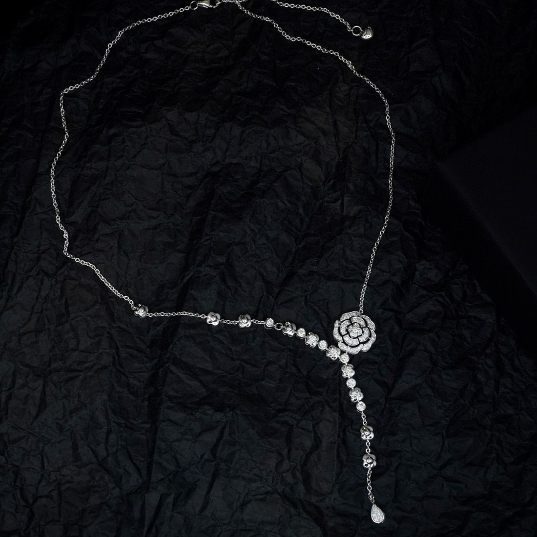 14K GOLD 1.25 CTW NATURAL H DIAMOND & FLOWERS JEWELRY SET (1 of 10)