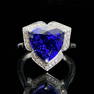 14k Gold 4.5 Ct Natural Tanzanite & Diamond Ring