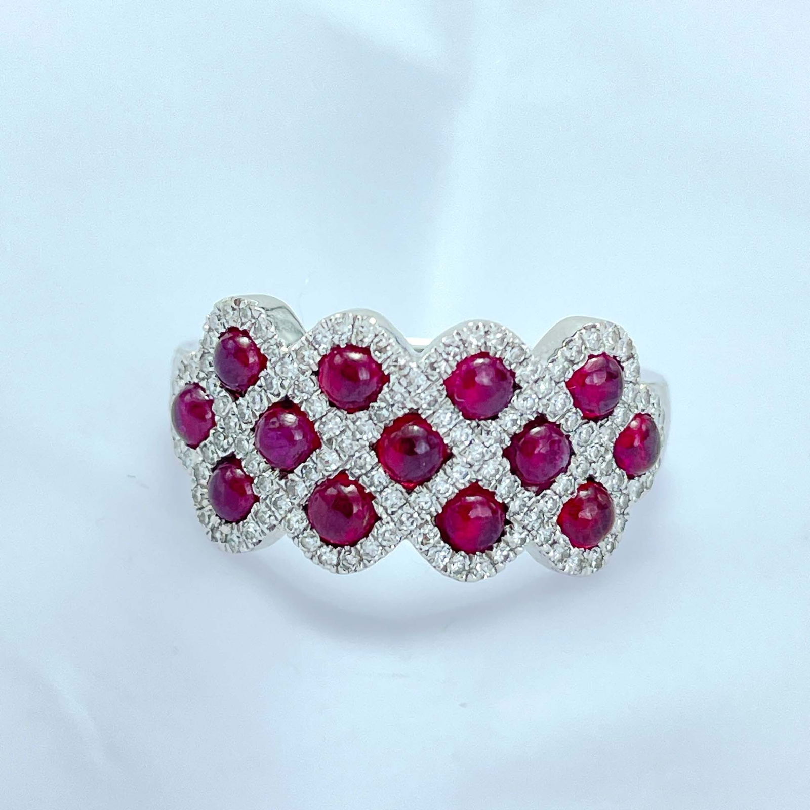 14k Gold 1.84 Ctw Natural Ruby & Diamond Ring (1 of 6)