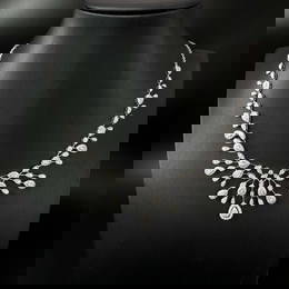 14k Gold 3.56 Ct Natural H Diamond Necklace