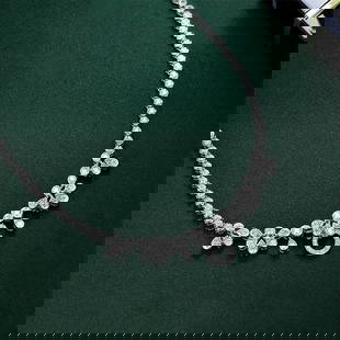 14k Gold 2.00 Ct Natural H Diamond Necklace: Ref:230799008 // gold content:14k gold // main gemstone:diamond // shape:round // carat weight:2. 00ct // clarity grade:vs-si // color:h // treatment:natural // cut grade:g // Condition: NewLow