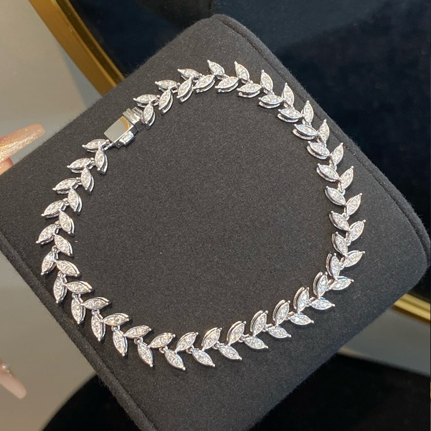 14k Gold 0.75 Ct Natural H Diamond Bracelet (1 of 6)