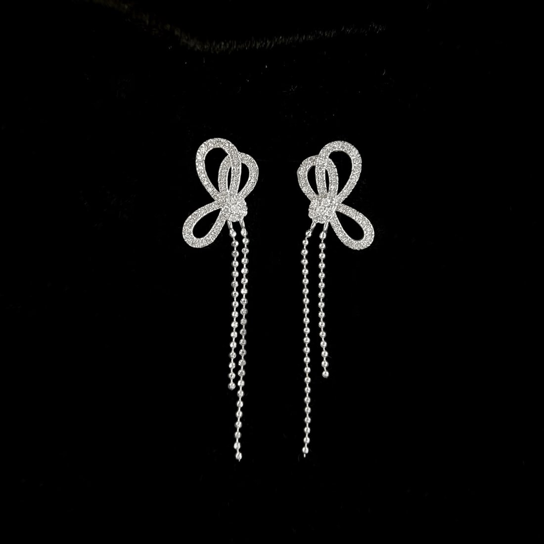 14k Gold 0.56 Ct Natural H Diamond Earrings (1 of 5)