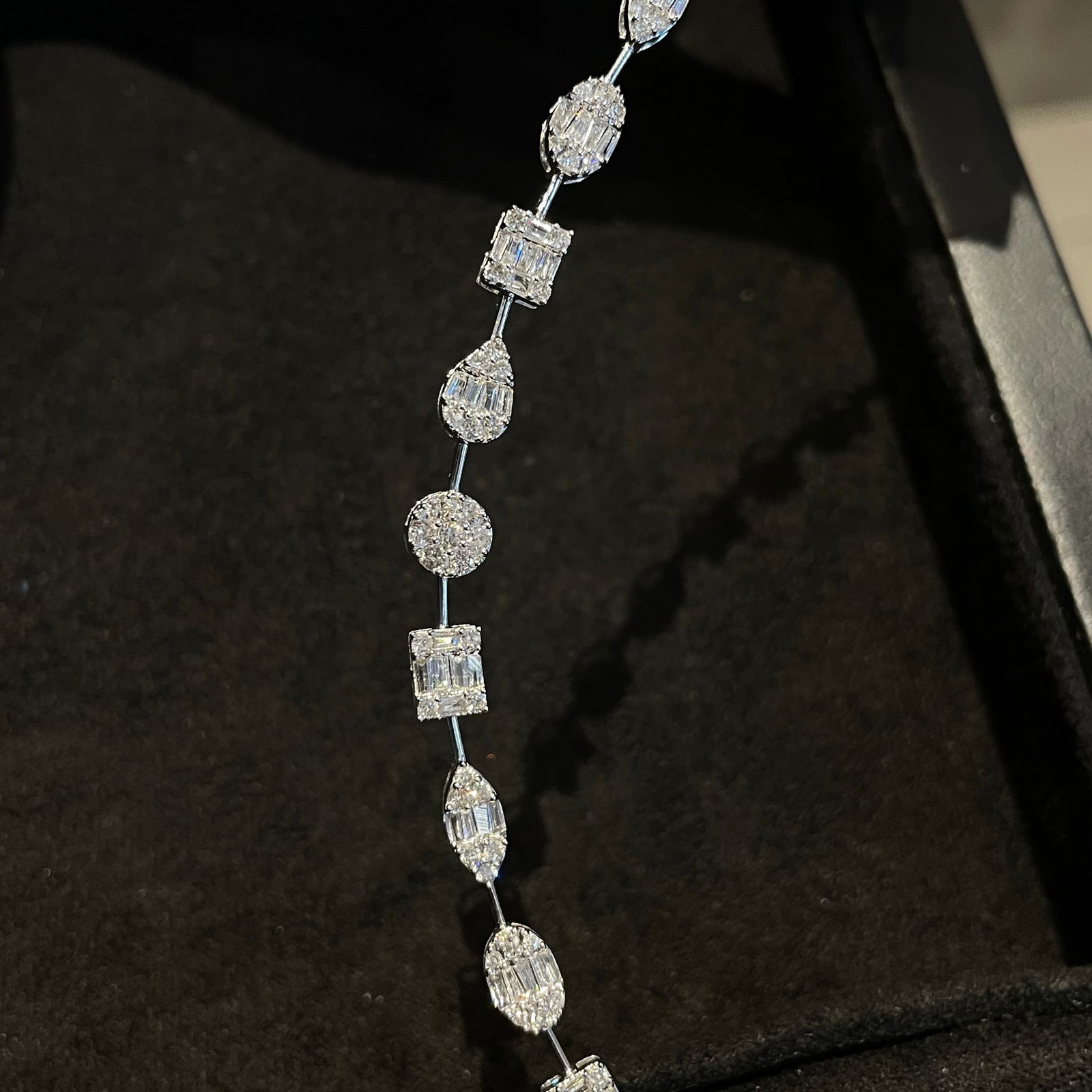 14k Gold 1.80 Ct Natural H Diamond Bracelet - 3