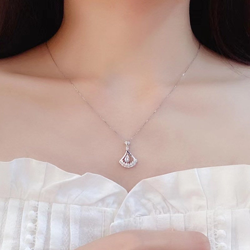 14k Gold 0.3 Ct Natural H Diamond Pendant( Without Chain ) - 2