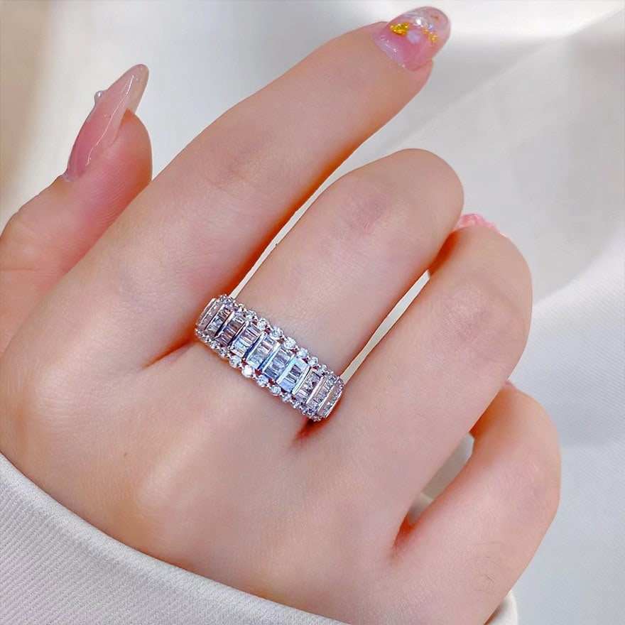 14k Gold 0.57 Ct Natural H Diamond Ring - 5