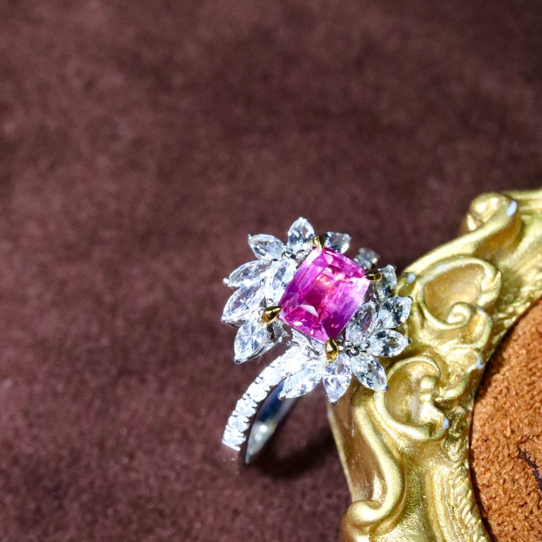 14k Gold 1.59 Ctw Natural Sapphire & Sapphire Ring - 4