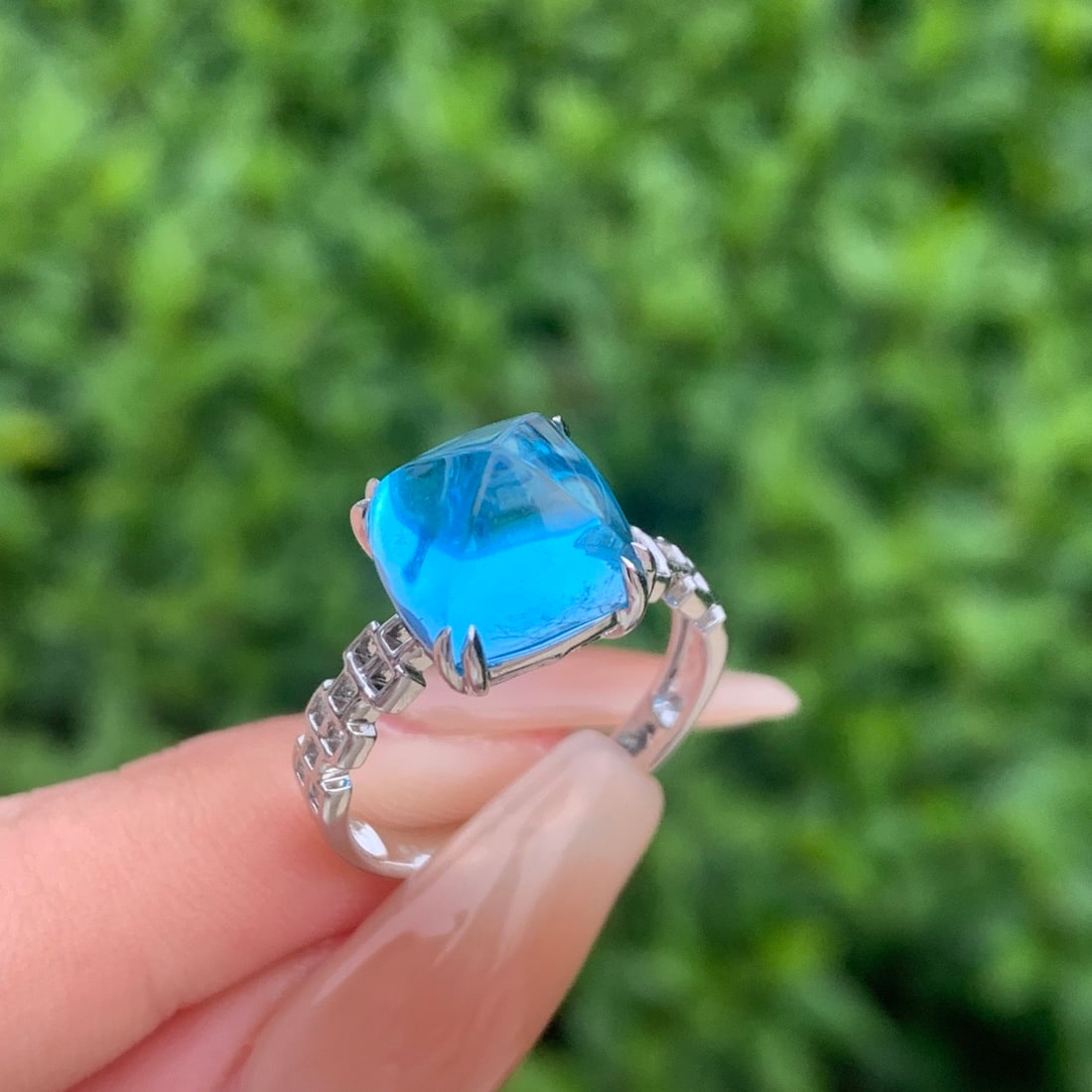 14k Gold 6.2 Ct Natural Topaz Ring - 2