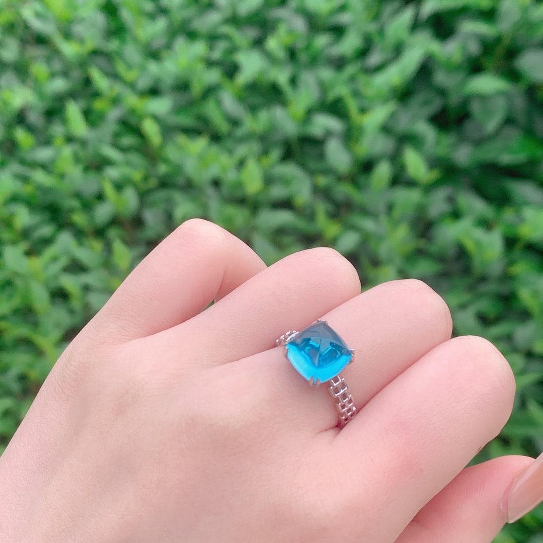 14k Gold 6.2 Ct Natural Topaz Ring - 6