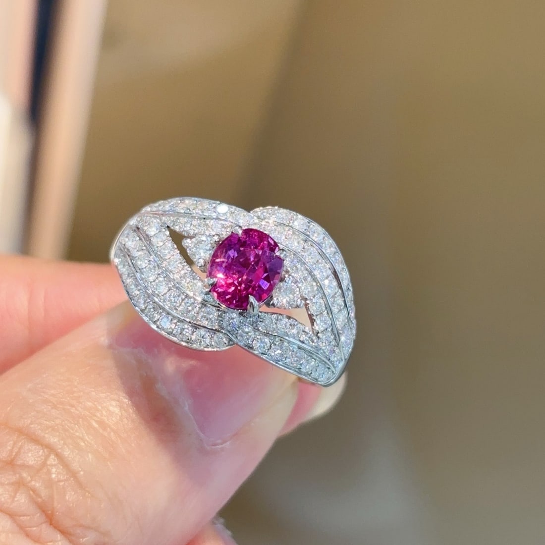 14k Gold 1.92 Ctw Natural Sapphire & Diamond Ring - 3