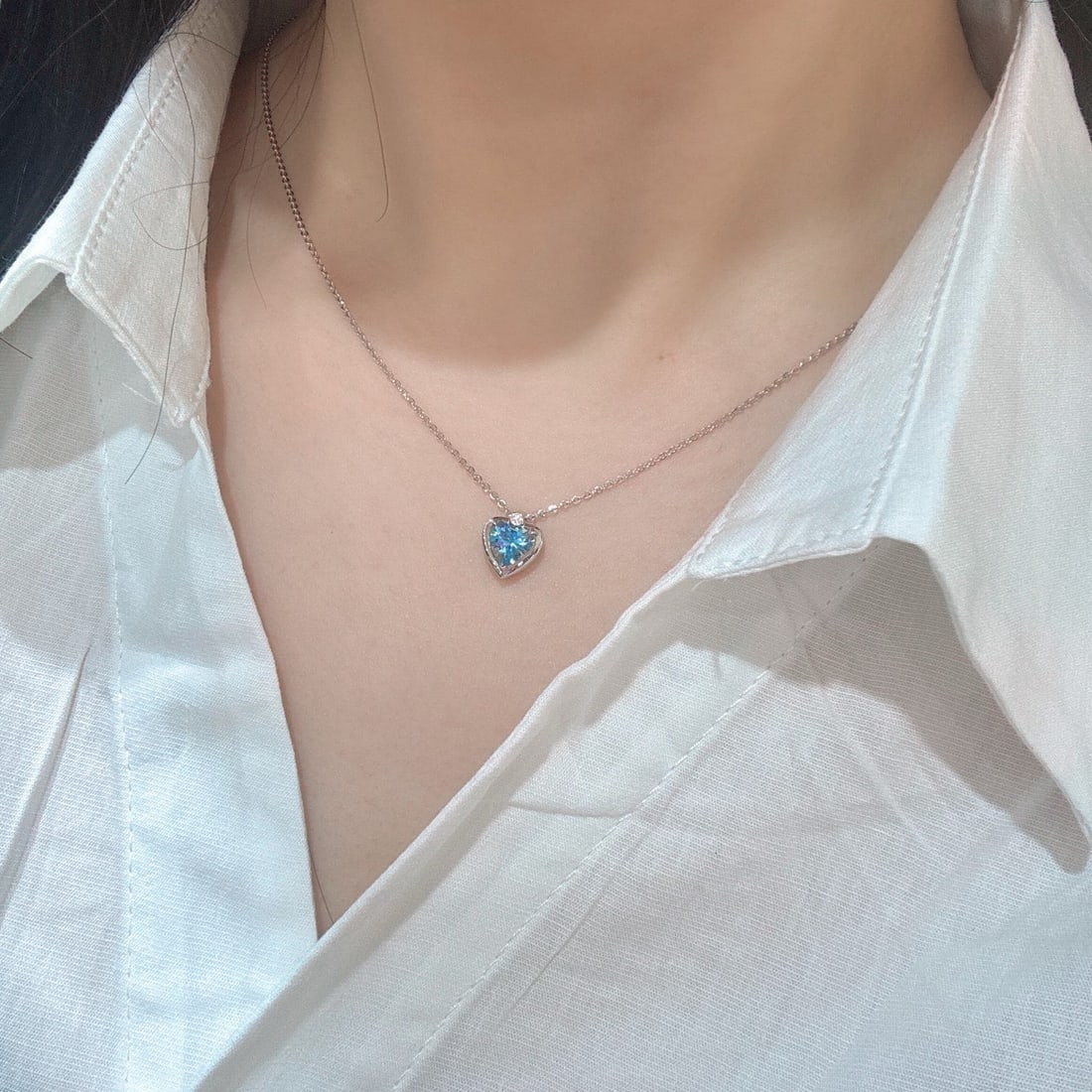 14k Gold 0.57 Ctw Natural Emerald & Diamond Pendant( Without Chain ) - 6