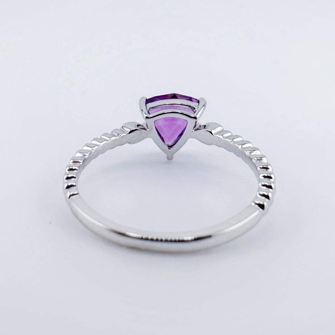 14k Gold 1.06 Ctw Natural Sapphire & Diamond Ring - 4