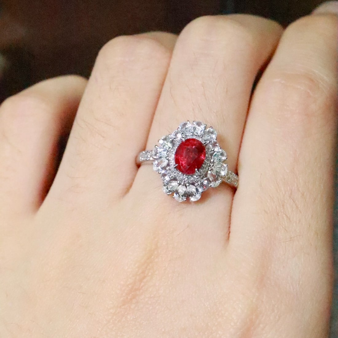 14k Gold 1.92 Ctw Natural Ruby & Sapphire Ring - 5